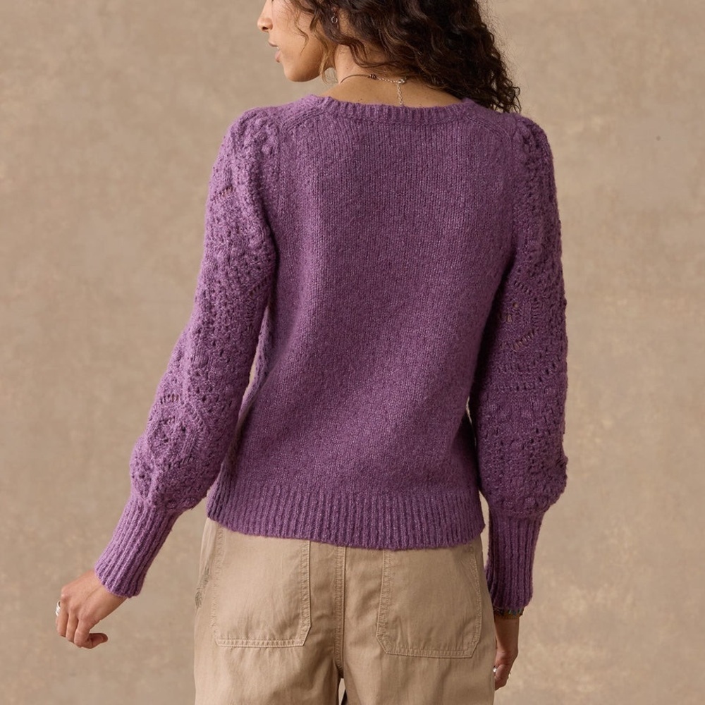 Sundance Yessica Sweater Spice Petite Merino Wool Blend NWT - Picture 12 of 12
